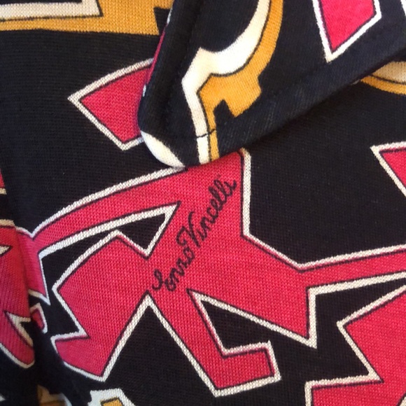 Rare Vintage Designer Enzo Vincelli psychedelic mod go go 60’s mini tunic dress - Picture 7 of 11